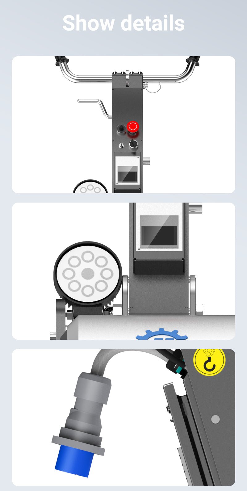 22" Planetary Concrete Grinder High Tech Grinding System Canada
