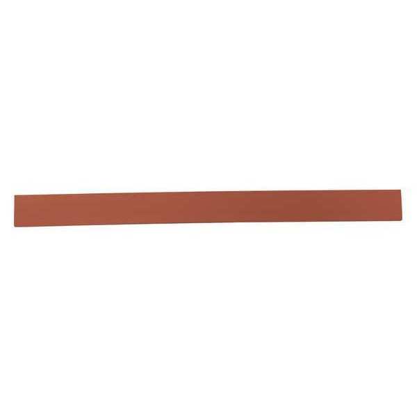 24" Red Rubber No-Notch Squeegee Blade Yeg Epoxy supplies