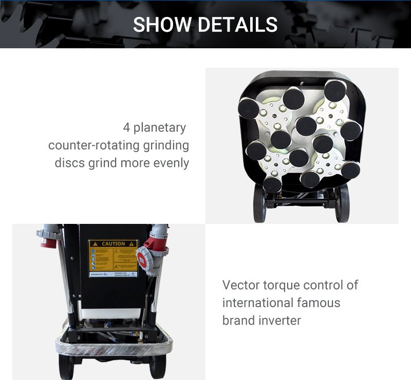25" Rotary Concrete Grinder High Tech Grinding System Canada