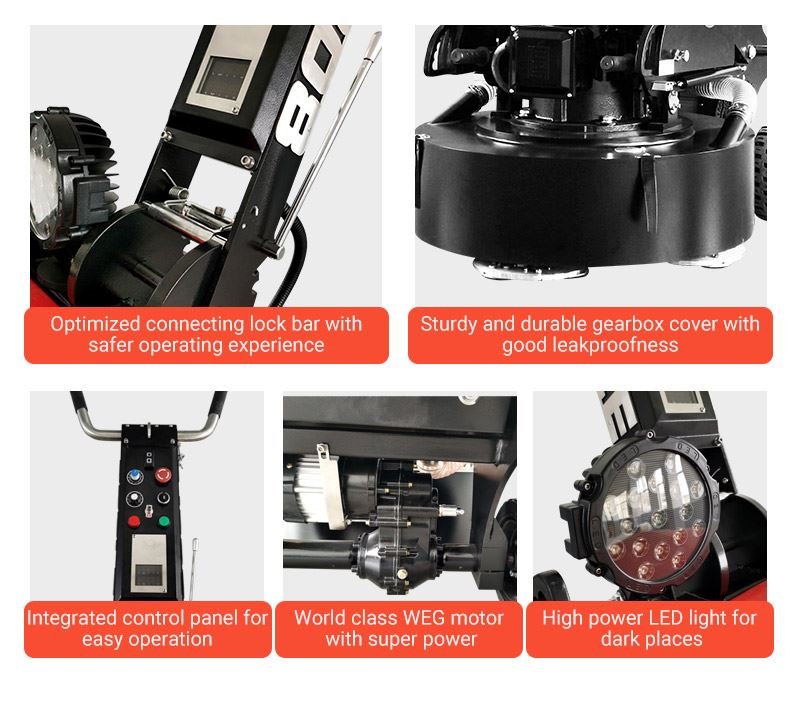 32" Self Propelled Planetary Concrete Grinder High Tech Grinding System Canada