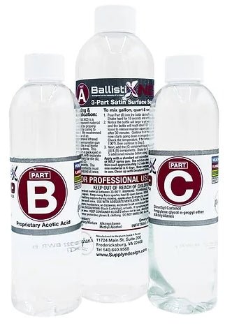 BallistiX NCO Satin Surface Sealer Quart Kit Yeg Epoxy supplies