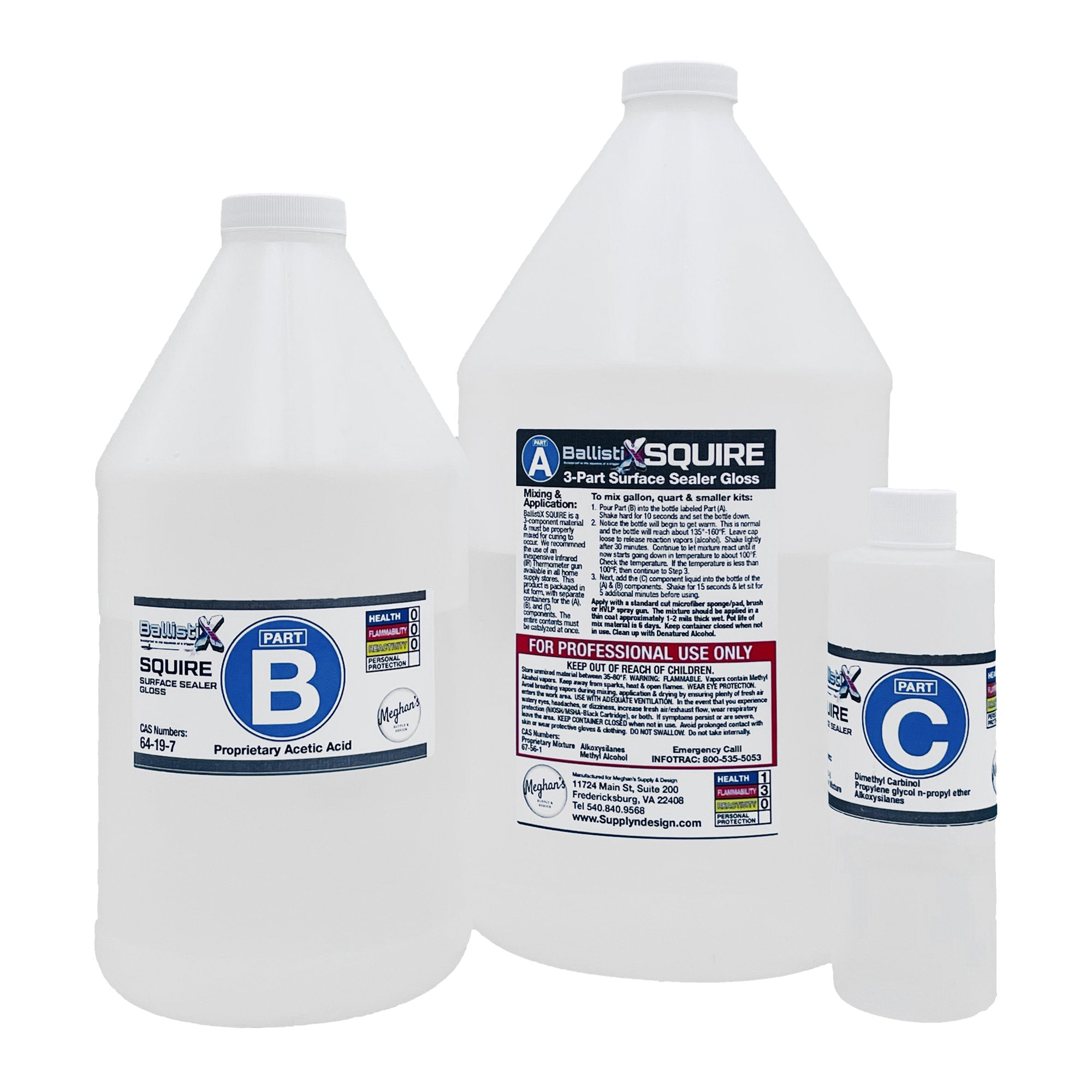 BallistiX Squire Gloss Surface Sealer Gallon Kit Yeg Epoxy supplies