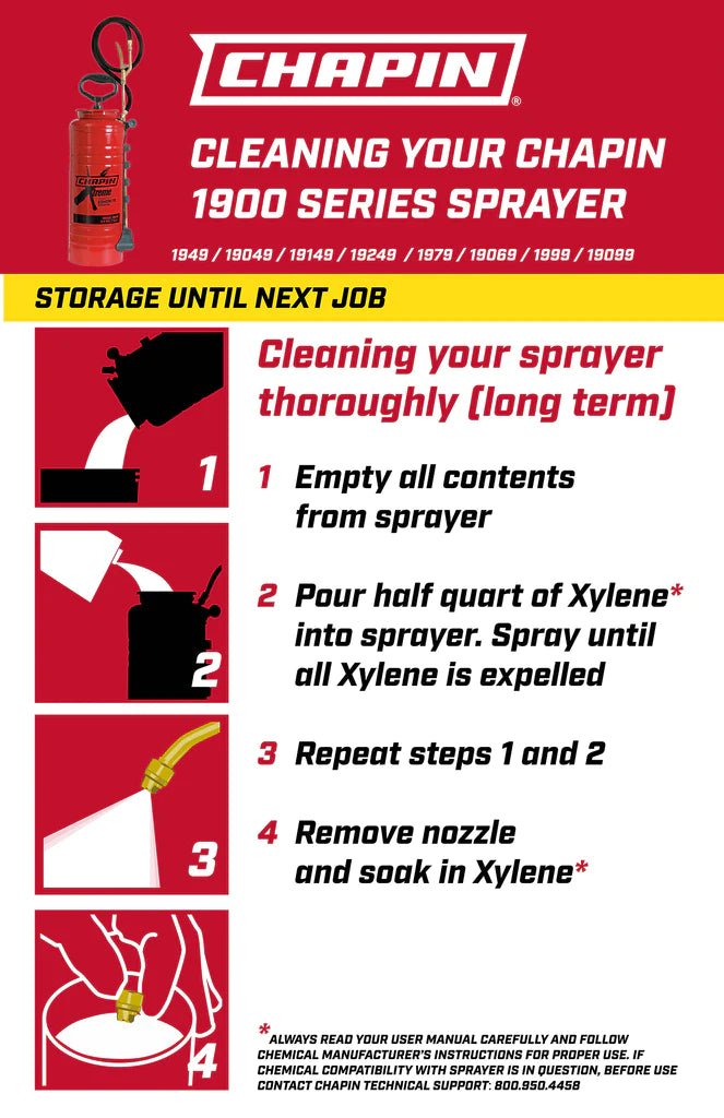 Chapin 19249: 3.5-gallon Xtreme Dripless Concrete Open Head Tank Sprayer Chapin