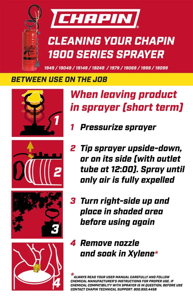 Chapin 19249: 3.5-gallon Xtreme Dripless Concrete Open Head Tank Sprayer Chapin