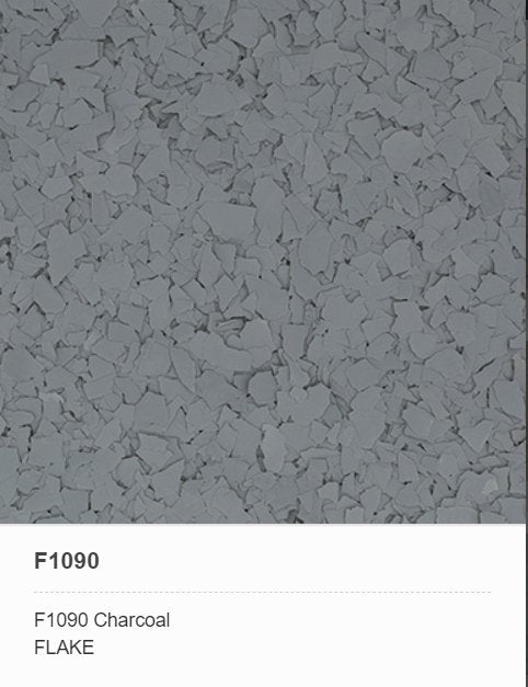 Charcoal Flakes 1/4" Yeg Epoxy supplies