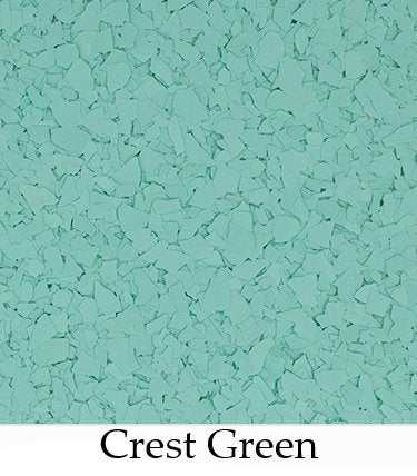 Crest Green Flakes 1/4" Yeg Epoxy supplies
