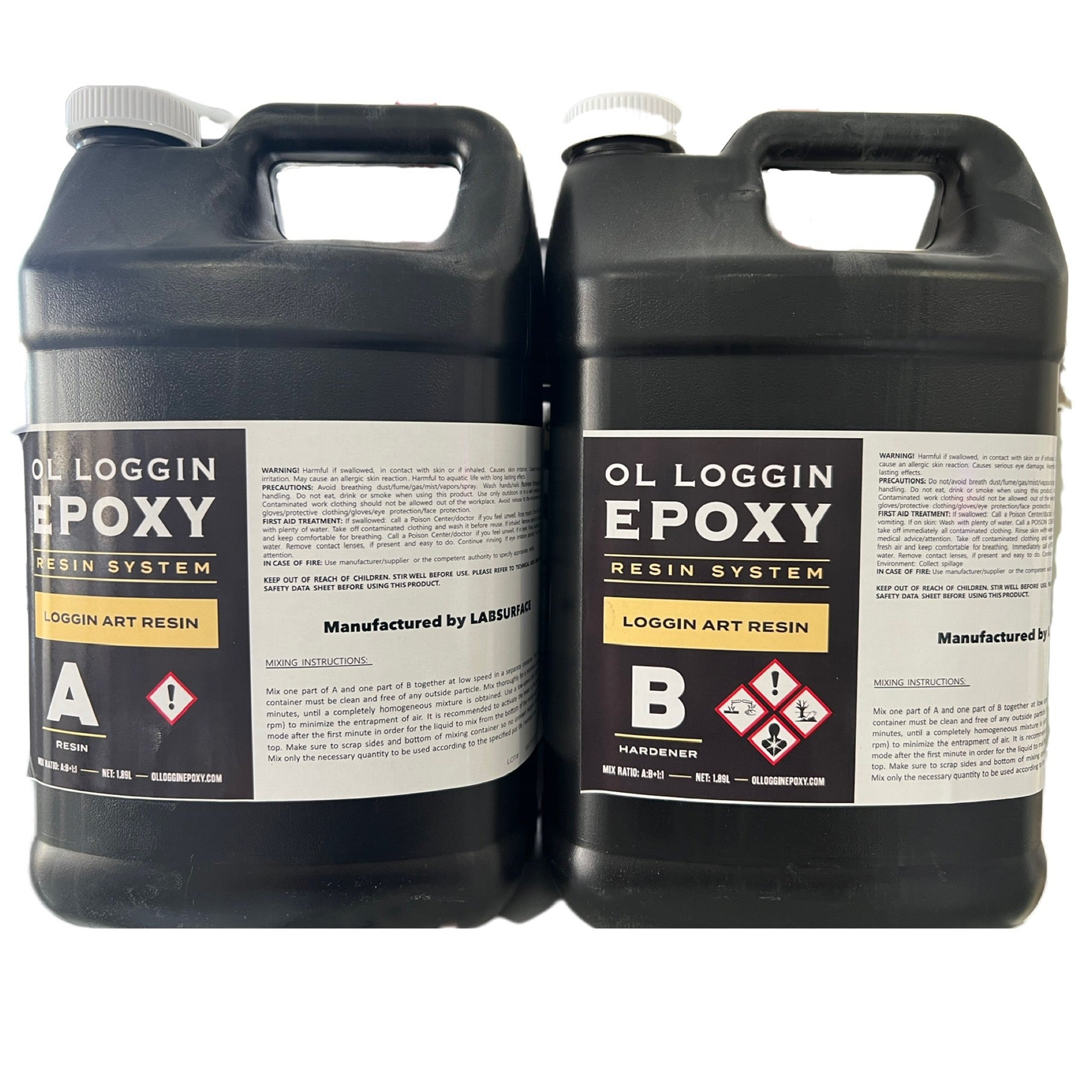 LOGGIN TABLETOP - 1.5 gal Kit Yeg Epoxy supplies