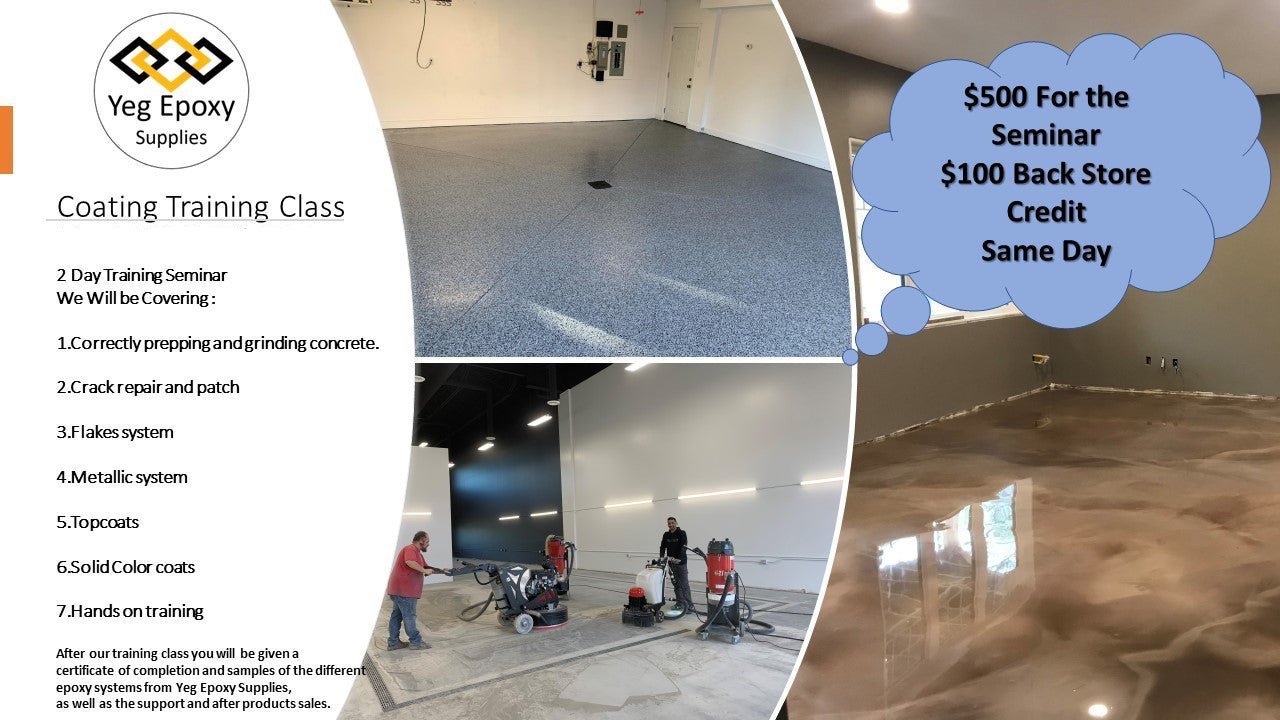 Monthly Epoxy Training Seminar Yeg Epoxy supplies