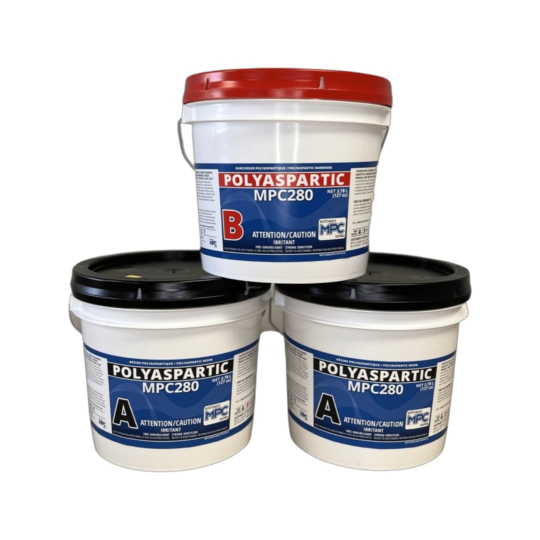MPC 280 Polyaspartic Slow Cure Topcoat Yeg Epoxy supplies