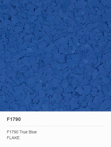 1/4" Torginol True-Blue Flakes Yeg Epoxy supplies