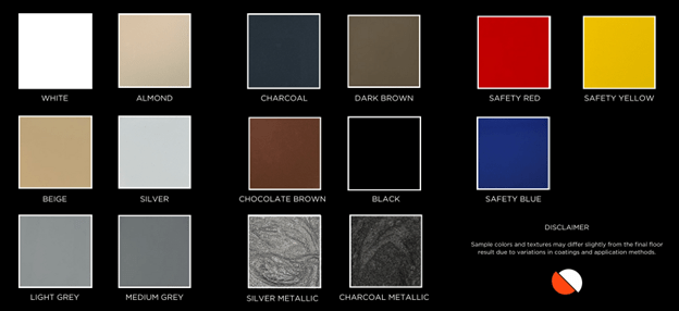 EVERFLOW LIQUID PIGMENTS Yeg Epoxy supplies