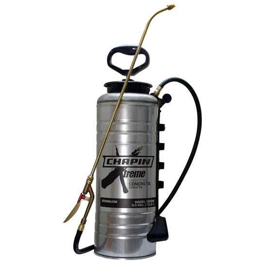 Chapin 19069: 3.5-gallon Xtreme Industrial Stainless Steel Concrete Open Head Tank Sprayer Chapin