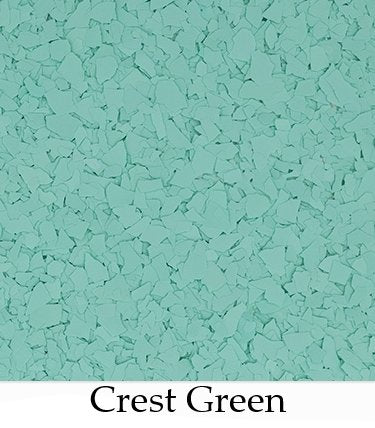 Crest Green Flakes 1/4" Yeg Epoxy supplies