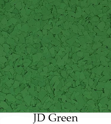 JD Green Flakes 1/4" Yeg Epoxy supplies